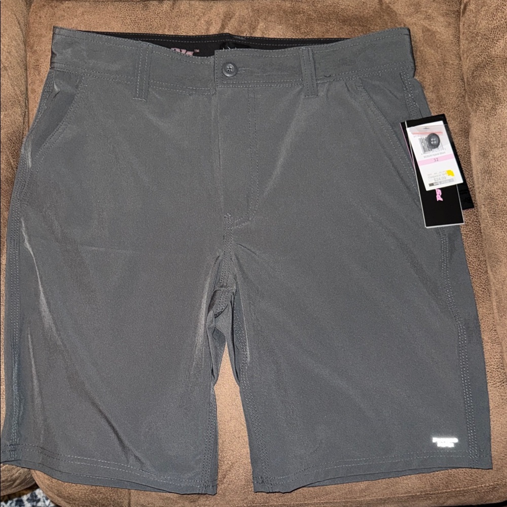Men's Gray Athletic Shorts - Lightweight Performance Training Shorts
